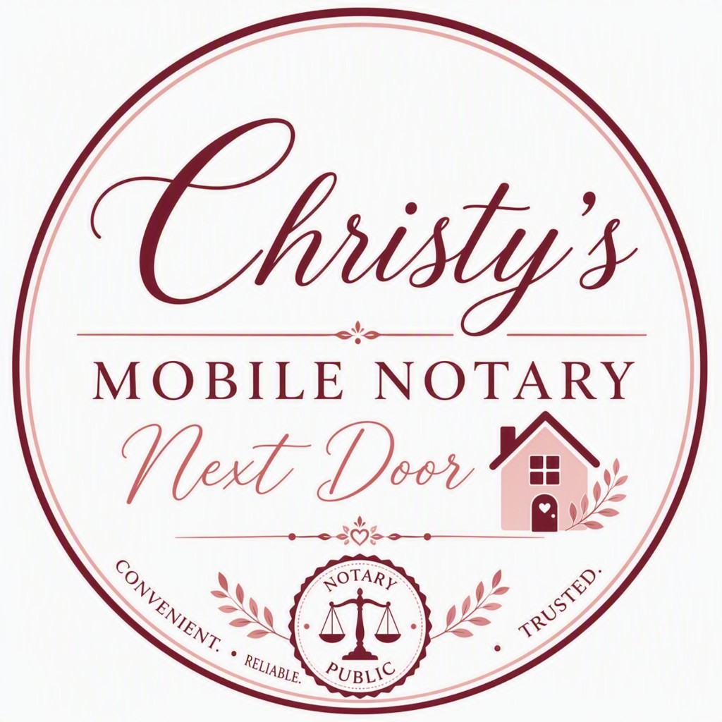 Christy's Mobile Notary Next Door logo